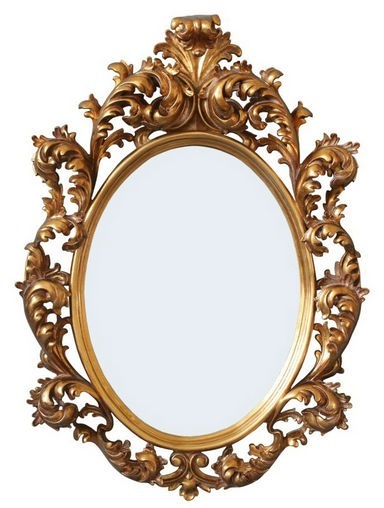 Зеркало Овьедо gold